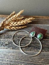 Load image into Gallery viewer, Stone Mountain Turquoise Studs with hoops