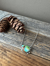 Load image into Gallery viewer, Royston Turquoise Necklace - oxidized sterling silver - 17”