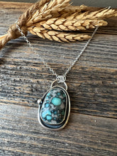 Load image into Gallery viewer, Gorgeous Desert Bloom Shadowbox Pendant Necklace - rustic, oxidized sterling silver