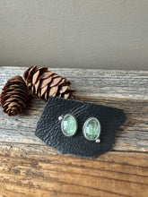 Load image into Gallery viewer, Gorgeous Rosecut Green Kyanite Studs