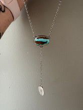 Load image into Gallery viewer, Royston Turquoise Lariat Necklace