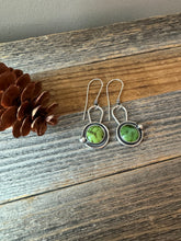 Load image into Gallery viewer, Green Sonoran Gold Turquoise Earrings