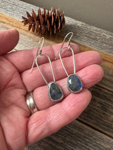 Load image into Gallery viewer, Rosecut Blue Labradorite Earrings