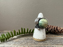 Load image into Gallery viewer, Imperial Jasper ring - sterling silver - size 7.5