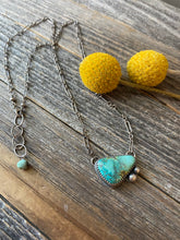 Load image into Gallery viewer, Blue Moon Turquoise Necklace - 16"