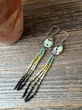 Load image into Gallery viewer, Bohemian Fringe Earrings - Prince Variscite