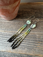 Load image into Gallery viewer, Bohemian Fringe Earrings - Prince Variscite
