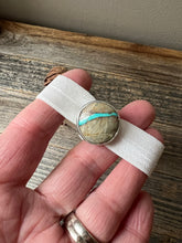 Load image into Gallery viewer, Royston Ribbon Turquoise Ponytail holder