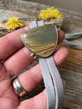 Load image into Gallery viewer, Owyhee Landscape Jasper Bolo Necklace
