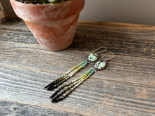 Load image into Gallery viewer, Bohemian Fringe Earrings - Prince Variscite