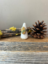 Load image into Gallery viewer, Rare Vistaite Jasper Ring- Sterling Silver - Size 9.5 - Heart cut-out on back