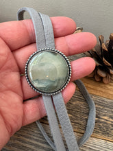 Load image into Gallery viewer, Ocean Scene Landscape Jasper Bolo Necklace