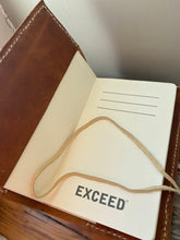 Load image into Gallery viewer, Handmade Leather Journal Cover with Jasper Button closure