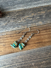 Load image into Gallery viewer, New Lander Variscite + Sterling Silver Swinger earrings