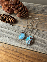 Load image into Gallery viewer, Golden Hills Lavender Turquoise earrings