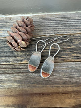 Load image into Gallery viewer, Soft Polychrome Landscape Jasper Earrings ~ Simple Setting
