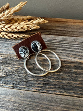 Load image into Gallery viewer, White Buffalo Studs with hoops