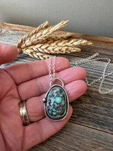 Load image into Gallery viewer, Gorgeous Desert Bloom Shadowbox Pendant Necklace - rustic, oxidized sterling silver
