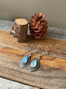 Rainbow Moonstone Earrings