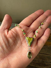 Load image into Gallery viewer, Treasure Mountain Turquoise &amp; Citrine Pendant Necklace