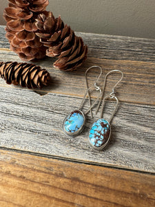 Golden Hills Lavender Turquoise earrings