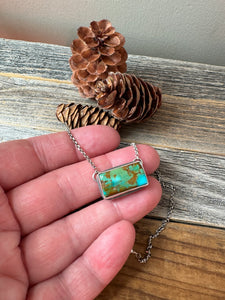 Royston Turquoise Bar Necklace