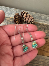 Load image into Gallery viewer, New Lander Variscite + Sterling Silver Swinger earrings