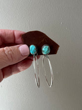 Load image into Gallery viewer, Turquoise Mountain Studs with Hoops