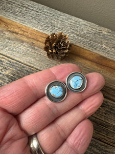 Golden Hills Lavender Turquoise Studs