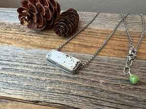 White Buffalo Bar Necklace JB Metal Studio