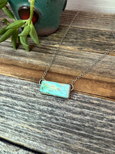 Load image into Gallery viewer, Royston Turquoise Bar Necklace