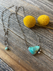 Blue Moon Turquoise Necklace - 16"