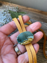 Load image into Gallery viewer, Polychrome Landscape Jasper Bolo Necklace