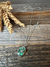 Load image into Gallery viewer, Calypso Variscite Pendant Necklace - 18 inch chain