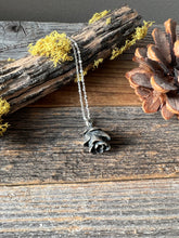 Load image into Gallery viewer, Solid Sterling Silver Hemlock Cone Necklace