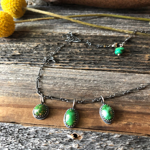 Sonoran Gold Drop Choker Necklace